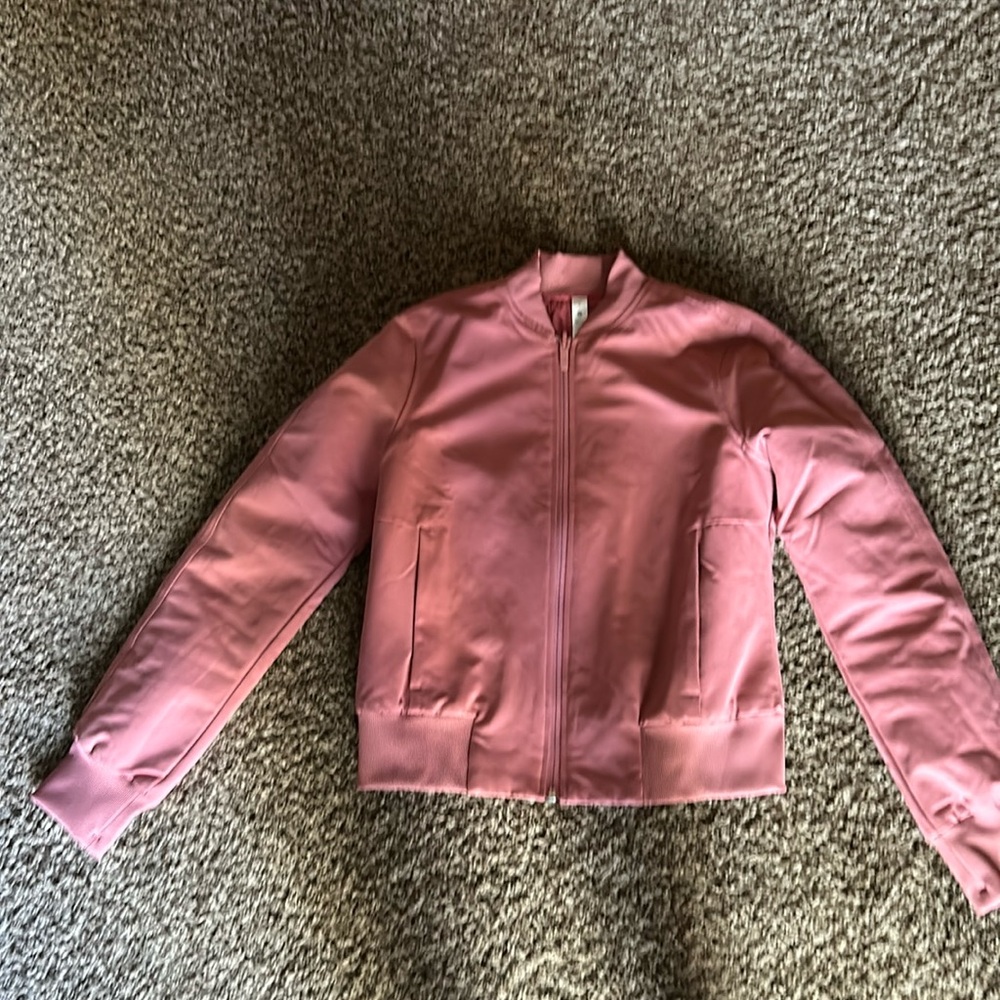 Lululemon Non-Stop Bomber Jacket Size 4 Briar Rose